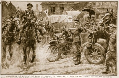 Att upprätthålla vägstyrningen i Frankrike: på punkttjänst mellan skjutlinjen och reservaten, 1914-19 av French School