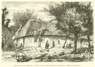 Hus där Vauquelin föddes, 1763, i Saint-Andre d