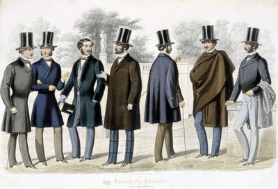 Manliga modeller, "" Journal of tailors"" av French School