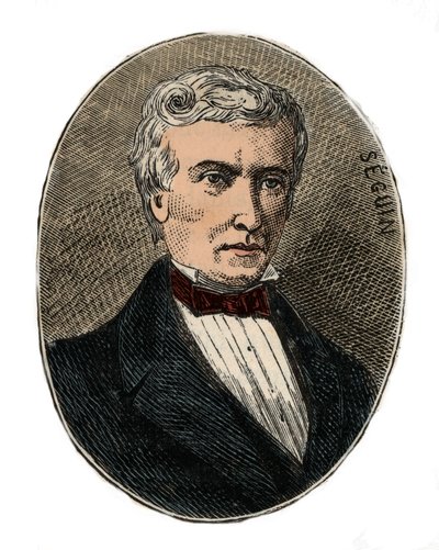 Marc Seguin (1786-1875) arkitekt och ingenjör - Gravyr i "Sciences à la range de tous - populär fysik och kemi" av Alexis Clerc - Slutet av 1800-talet - Privat samling av French School