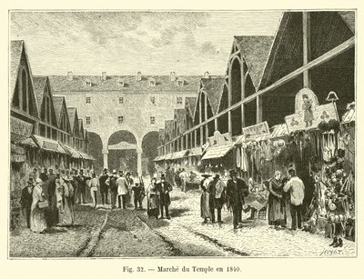 Marche du Temple 1840 av French School