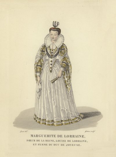 Marguerite av Lorraine av French School