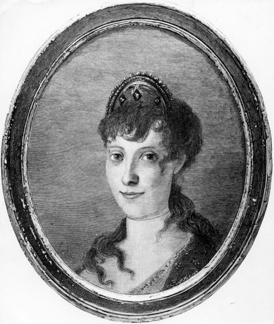 Maria Letizia Ramolino som ung kvinna av French School