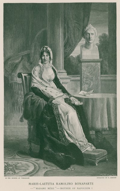 Marie-Laetitia Ramolino Bonaparte av French School