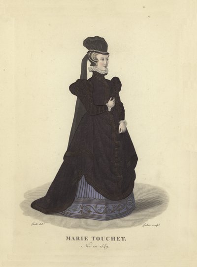 Marie Touchet, älskarinna till kung Karl IX av Frankrike av French School