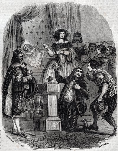 Marie de Medicis (1573-1642), drottning av Frankrike och regent av kungariket för sin son, sover i sängen - Marie de 