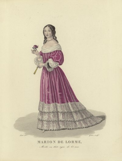 Marion de Lorme, fransk kurtisan av French School