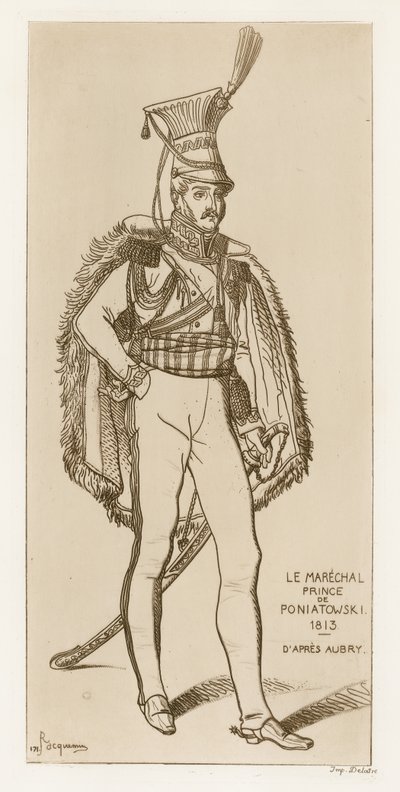 Marskalk prins Poniatowski, 1813 av French School
