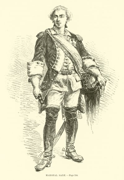 Marskalk Saxe av French School