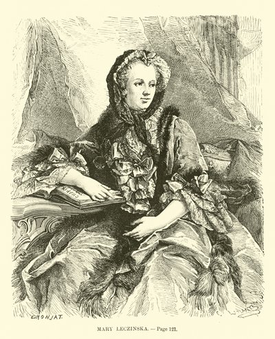Mary Leczinska av French School