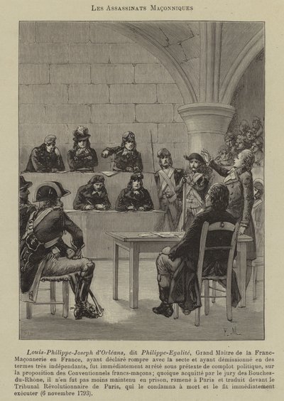 Frimurarmord (gravyr) av French School