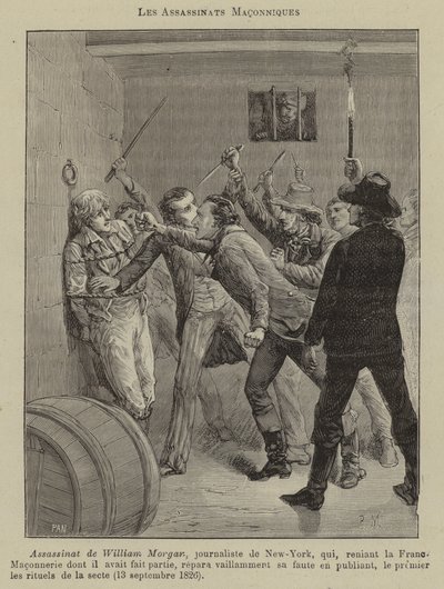 Frimurarmord (gravyr) av French School