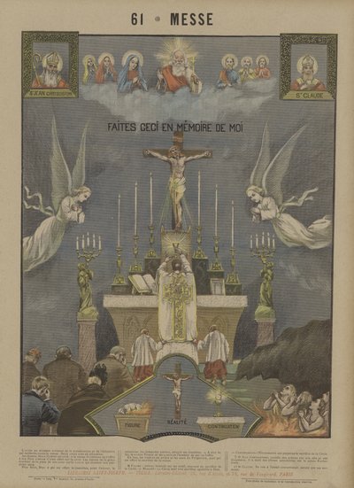 Massa (färg litho) av French School