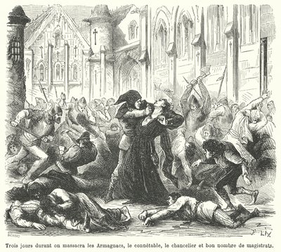 Massaker av Armagnacs av burgunderna, Paris av French School