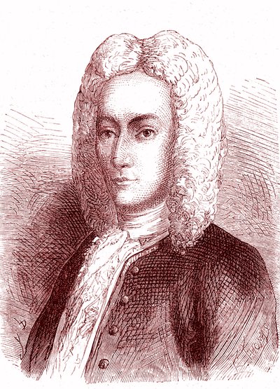Mathieu DUTILH, fransk fysiker gjorde 1715 (elektricitet, blixtstång). av French School