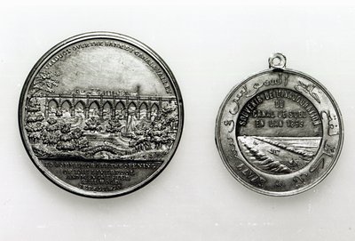 Medalj till minne av öppnandet av Suezkanalen, 1869 (metall) av French School