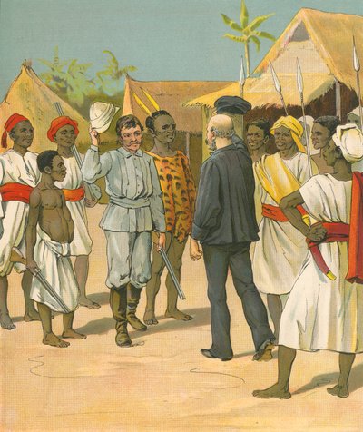 Möte mellan Stanley och Livingstone av French School