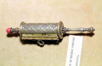 Megillah fall, från Alsace (silver) av French School