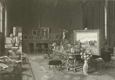 Meissoniers Atelier (gravyr) av French School