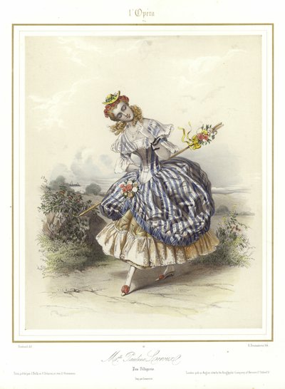 Miss Pauline Leroux i Pas Villageois de lOpera av French School