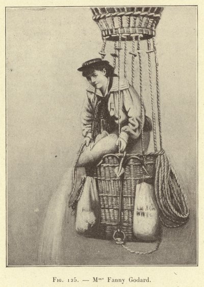 Mme Fanny Godard (Gravur) von French School