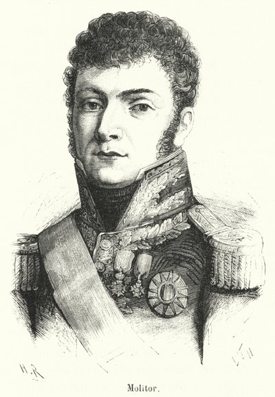 Molitor (gravyr) av French School