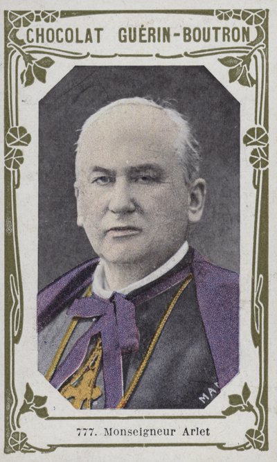 Monseigneur Arlet (färgad bild) av French School