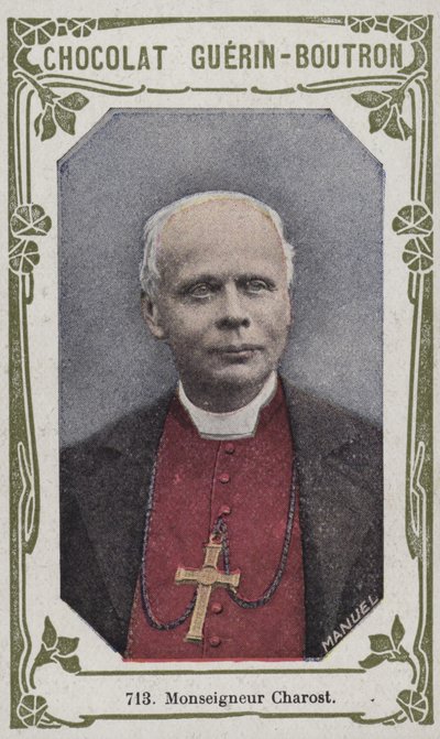 Monseigneur Charost (färgad bild) av French School