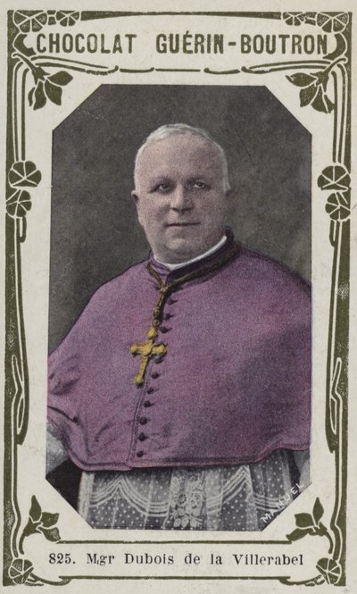 Monsignor Dubois de la Villerabel (färgat foto) av French School