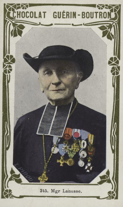 Monseigneur Lanusse (färgad bild) av French School
