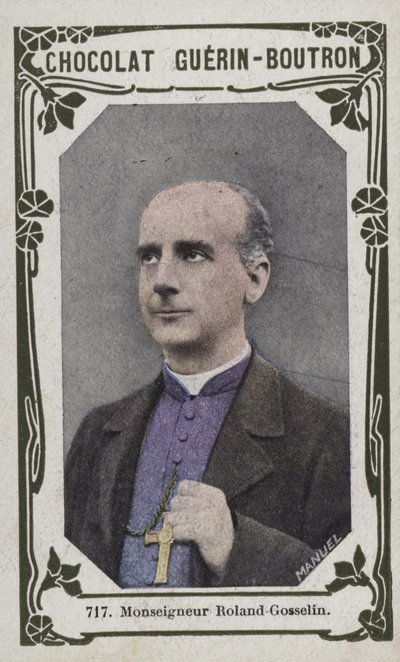 Monseigneur Roland-Gosselin (färgad bild) av French School