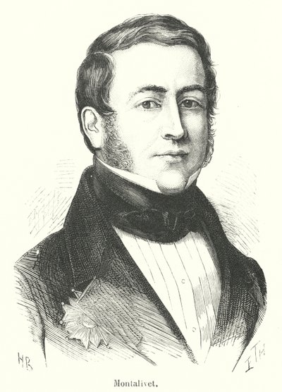 Montalivet (gravyr) av French School