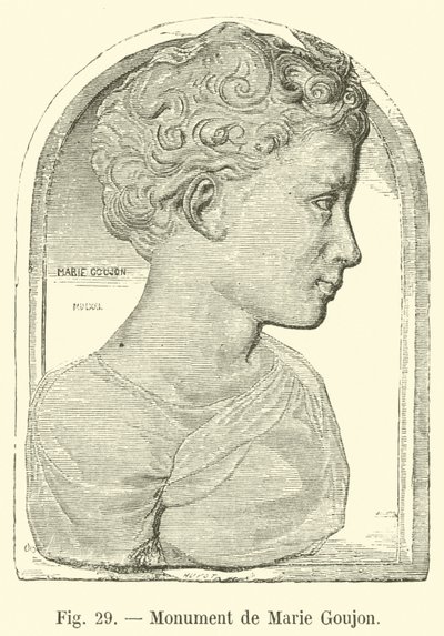 Marie Goujons monument av French School