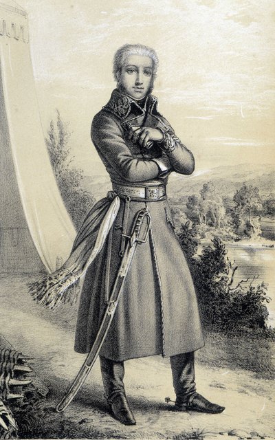 Moreau - i ""Franska revolutionens historiska galleri"" av Albert Maurin av French School