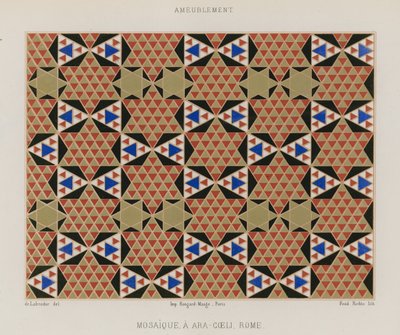 Mosaik i Aracoeli av French School