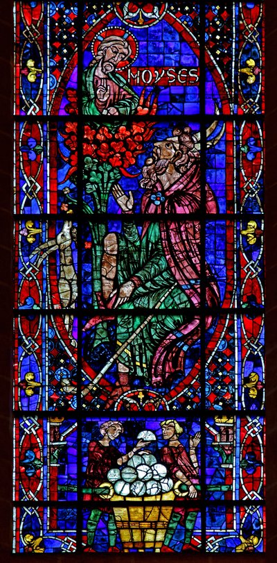 Moses och den brinnande busken (w102) av French School