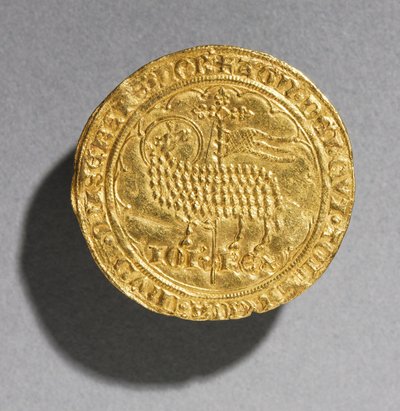Mouton d"Or av kung Jean le Bon av Frankrike av French School