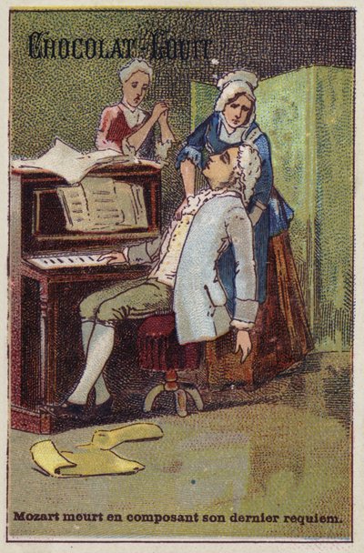 Mozart dör när han komponerade sitt sista rekviem av French School