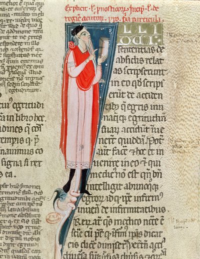 Ms 2046 En doktor som undervisar, från Hippokrates aforismer (c.460-c.377 f.Kr.) med en kommentar av Claudius Galenus (c.130-c.201) av French School
