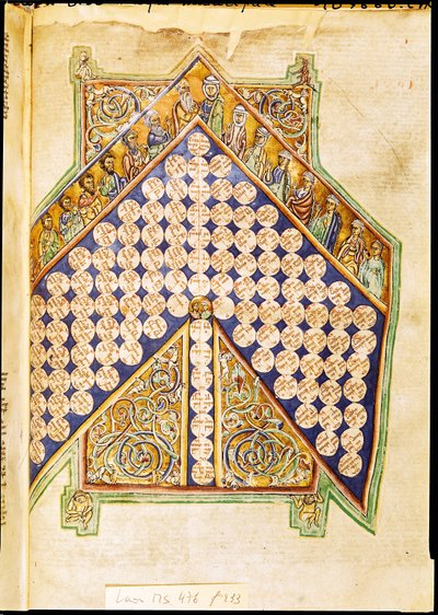 Ms 476 fol.233 Sida från en bibel av French School