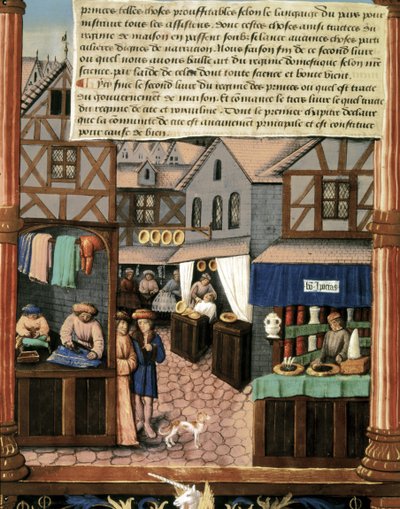 Ms 5062 fol.149v, sida ur "Boken om furstarnas regering" av French School