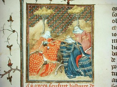 Ms Fr 12420 Onche och Antiope Jousting, från 