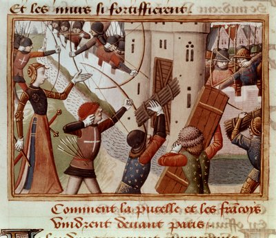 Fr 5054 f.66v Belägringen av Paris, oktober 1428, 
