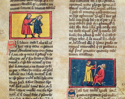 Ms H 89 Läkare och patienter, från en upplaga av Book of Surgery av Rogier de Salerne av French School