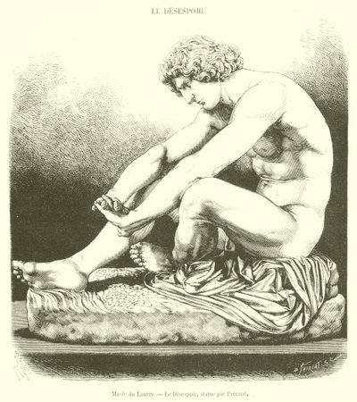 Louvren, Despair (gravyr) av French School
