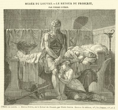 Louvren, Marcus Sextus eller de förbjudnas återkomst (gravyr) av French School