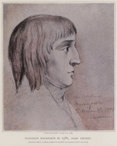 Napoleon Bonaparte 1785 av French School