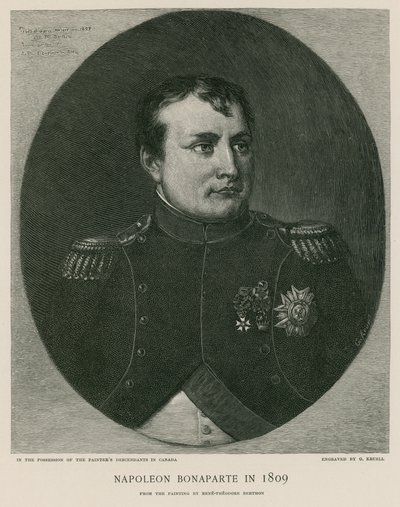 Napoleon Bonaparte 1809 av French School