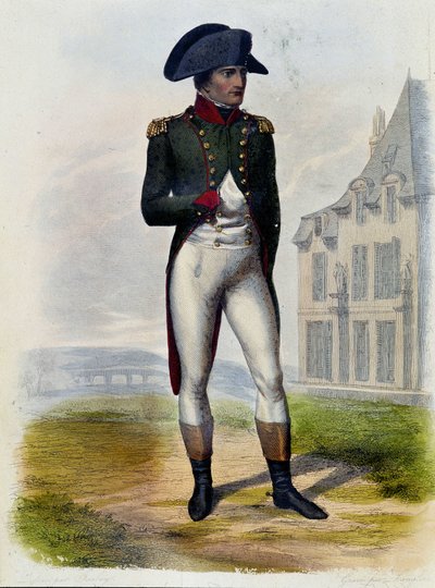 Napoleon Bonaparte, förste konsul - i "" French Plutarch"" av French School