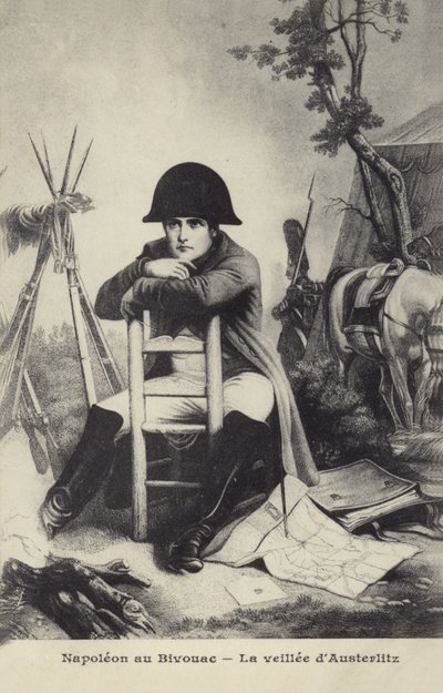Napoleon vid bivacken av French School